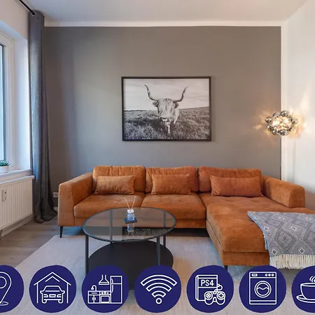 Modernes Apartment Mit Garage & Ps4 Von Stay Your Way Essen Exterior foto